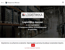 Tablet Screenshot of logistiikkamessut.fi